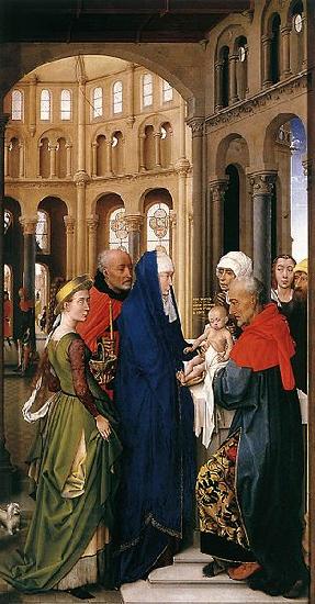Rogier van der Weyden St Columba Altarpiece China oil painting art